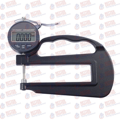 Large Span 0.01mm Resolution Electronic Thickness Gauge With 30mm Probe