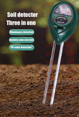 Probe Length 7.7inch 4 In 1 Soil PH Meter Soil Testing Equipment High Accuracy