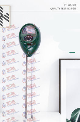 Probe Length 7.7inch 4 In 1 Soil PH Meter Soil Testing Equipment High Accuracy
