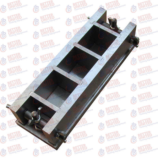 INTERTEK Certified Cement Testing Machine Three Gang Mould 40mm