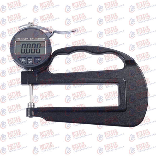 Large Span 0.01mm Resolution Electronic Thickness Gauge With 30mm Probe